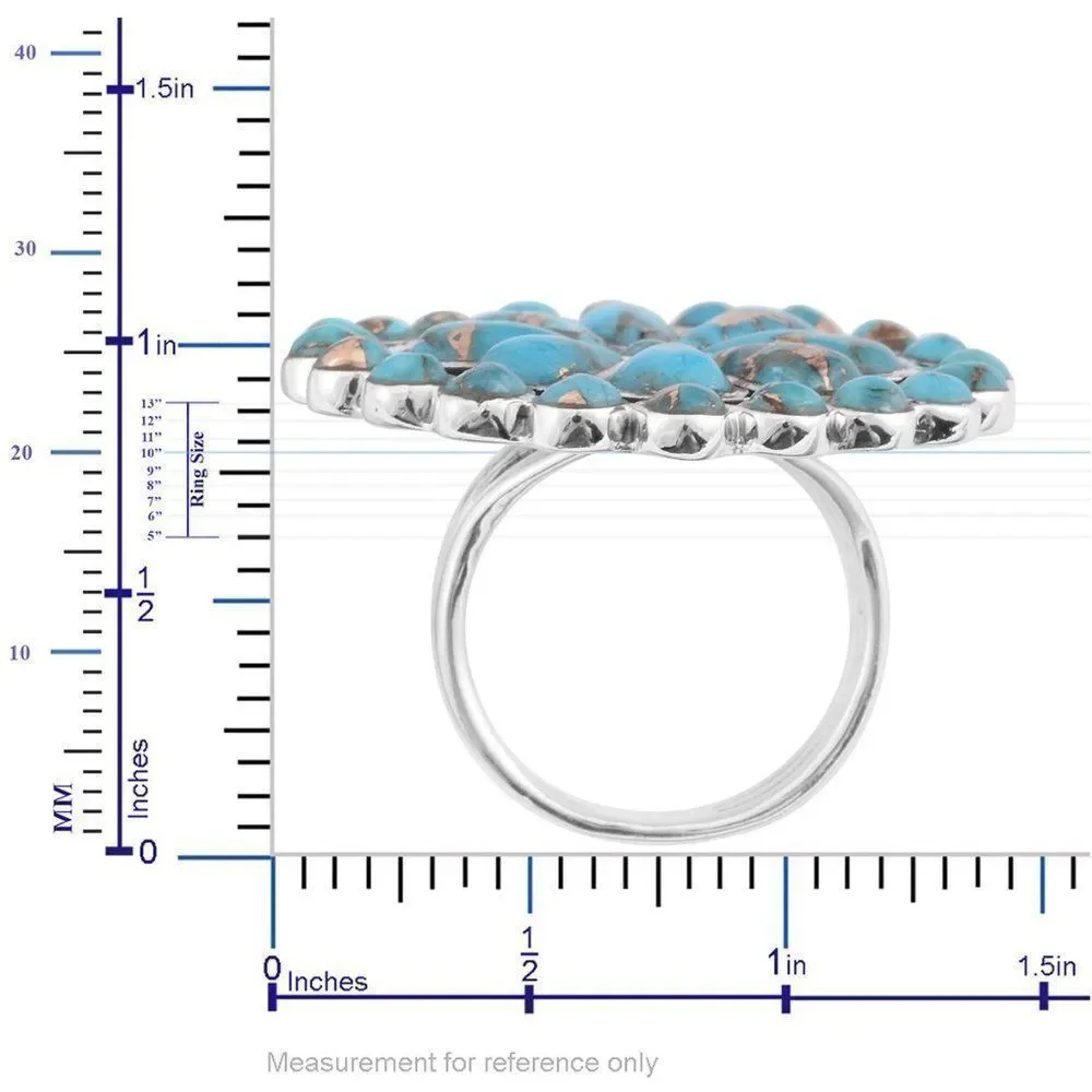 Mojave Blue Turquoise Sterling Silver Ring